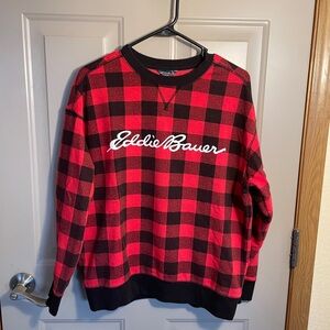 Eddie Bauer Camp Fleece Graphic Crew Neck